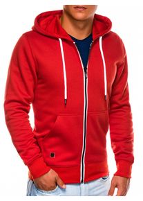 Ombre Clothing Men's zip-up sweatshirt B977