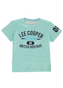 Lee Cooper Textured AOP T shirt Junior Boys