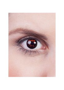 Lentille de contact correctrice &oelig;il sanglant noir