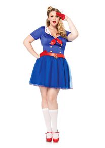 Leg Avenue Sexy Retro Matrozen XXL Kostuum