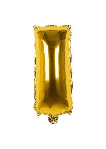 Boland Folienballon Buchstabe I gold 36 cm