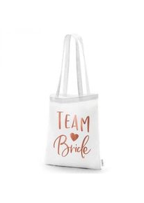 partydeco Ta�ka l�tkov� rozlu�ka se svobodou Team bride b�l� 39 x 42 cm
