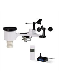 Waldbeck Halley, profesion&aacute;ln&iacute; meteorologick&aacute; stanice, měřen&iacute; 6 v 1, senzor do vnitřn&iacute;ho a vněj&scaron;&iacute;ho prostřed&iacute;, WiFi, aplikace