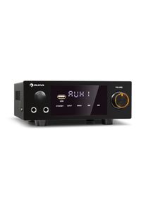 Auna AMP-2 DG, stereo HiFi zesilovač, 2x50 W, RMS, BT/USB, optický a koaxální digitální vstup