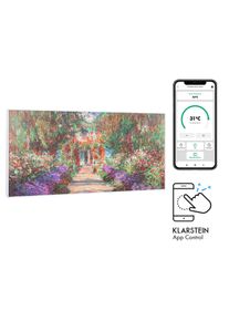 Klarstein Wonderwall Air Art Smart, infračervený ohřívač, 120 x 60 cm, 700 W, aplikace, zahradní cesta