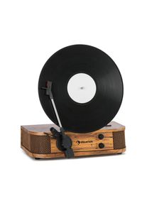 Auna Verticalo, SE, retro gramofon, USB, BT, linkový vstup, dřevo