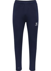 Hummel Muži Sportovn&iacute; kalhoty 'Lead' nočn&iacute; modr&aacute; / b&iacute;l&aacute; S