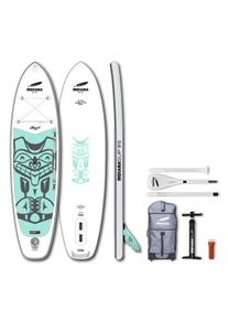 Indiana 9'6 Allround LITE Pack Premium with 3-piece Carbon Paddle (white) 9'6