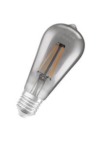 Osram Ledvance Chytrá LED filamentová žárovka SMART+ BT, E27, ST64, 6W, 540lm, 2700K, teplá bílá, kouřová SMART+ BLUETOOTH 4058075486140