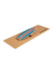 BoarderKING Indoorboard Wave, balanční deska, podložka, válec, dřevo/korek