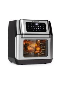 Klarstein AeroVital Fry, horkovzdušná fritéza, 1500 W, 10 l, 9 programů, černo-stříbrná