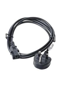 Inline IEC connector C13 to Type G (UK, IE, SG) 1,8 m