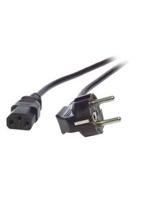 Inline IEC connector for German power outlets, 3 m