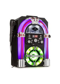Auna Arizona Sing Jukebox BT DAB+/UKW USB MP3 CD přehrávač Kabelový mikrofon