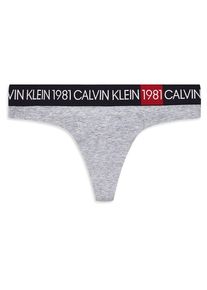 Calvin Klein dámská šedá tanga - L (020)