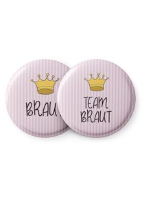 Spielehelden Odznaky Korunka na holčič&iacute; rozlučku se svobodou 12 odznaků 5,6 cm extra velk&yacute; d&aacute;rek pro rozlučku se svobodou