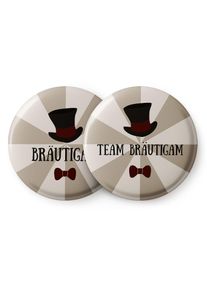 Spielehelden Odznaky Klobouk II pro rozlučku se svobodou 12 odznaků 5,6 cm extra velk&yacute; d&aacute;rek pro rozlučku se svobodou