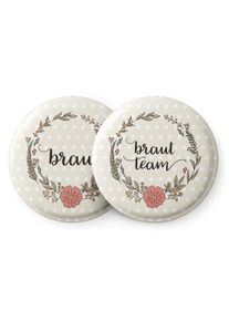 Spielehelden Odznaky Blumenstrau&szlig; Holčič&iacute; rozlučka se svobodou 12 odznaků 5,6 cm extra velk&yacute; d&aacute;rek pro rozlučku se svobodou