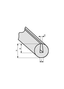 HellermannTyton Profil ochrany hran, Polyvinylchlorid (PVC), 75m, Black - 800-00200 PS1-PVC-BK
