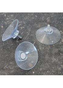 Threaded suction cups 40 mm | M4, 10 mm long