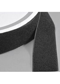 Hook and loop fasteners - tape, for sewing, loops only (Roll with 25 m) 50 mm | black