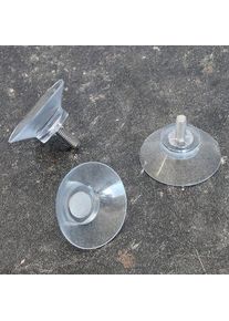 Threaded suction cups 30 mm | M4, 10 mm long