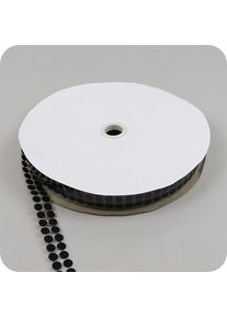 Hook and loop dots roll, hook | 10 mm | black