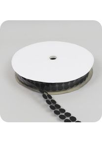 Hook and loop dots roll, hook | 21 mm | black