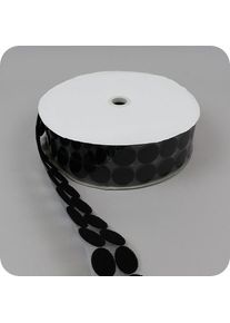 Hook and loop dots roll, loop | 33 mm | black