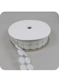 Hook and loop dots roll, hook | 33 mm | white