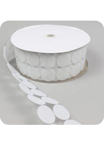 Hook and loop dots roll, hook | 45 mm | white