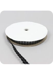 Hook and loop dots roll, loop | 13 mm | black