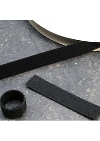 Fasteners Back to Back, 20 mm, roll with 5 m, black 20 mm