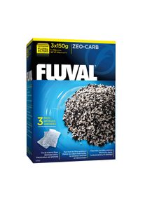 Fluval Zeo-Carb – aktivní uhlí a přípravek pro odstranění amoniaku 450 g (3 × 150 g)
