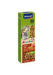 Vitakraft krekry pro mal&eacute; hlodavce s prosem a jablky
