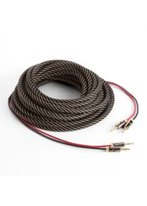 NUMAN reproduktorový kabel, OFC, měděný, 2 x 3,5 mm2, 5 m, textilní obal, standardizovaný