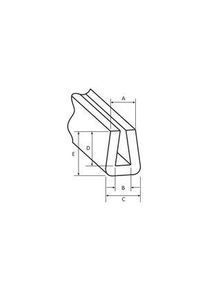 HellermannTyton Profil ochrany hran, Polyvinylchlorid (PVC), 75m, Black - 800-00004 SM1-PVC-BK