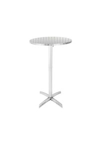 Bolero Runder Klappbarer Stehtisch Edelstahl 60Cm