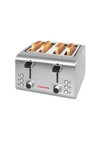 Caterlite 4-Schlitz Toaster Edelstahl