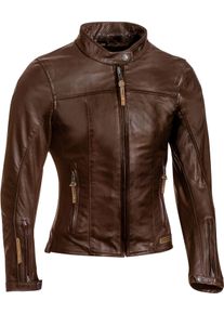 Ixon Crank, leather jacket women , color: Brown , size: 44