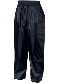 IXS Crazy Evo, rain pants , color: Black , size: XS