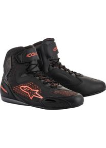 Alpinestars Faster 3 Rideknit, shoes , color: Black/Neon-Red , size: 8.5 US