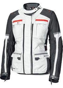 Held Carese Evo, textile jacket women Gore-Tex , color: Light Grey/Black/Red , size: 3XL