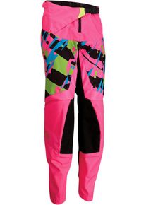 Moose Offroad Agroid, textile pants kids , color: Neon-Pink/Neon-Green/Neon-Blue/Black , size: 22
