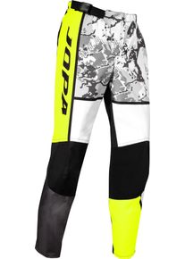 JOPA Q-Bix, textile pants kids , color: Neon-Yellow/Grey , size: 27