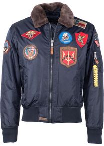 Top Gun Machine, textile jacket , color: Dark Blue , size: S
