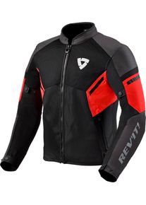 Revit GT-R Air 3, textile jacket , color: Black/Neon-Red , size: M