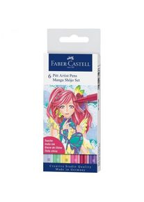 Faber-Castell Popisovače Faber-Castell Pitt Artist Pen - Manga Shojo - 6 ks - 0074/167155 – Faber-Castell | |