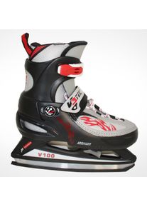V3Tec V100 Ice Hockey Kinder-Schlittschuhe Black/Grey/Fire 32-35