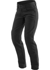 Dainese Casual Slim, textile pants women , color: Black , size: 34